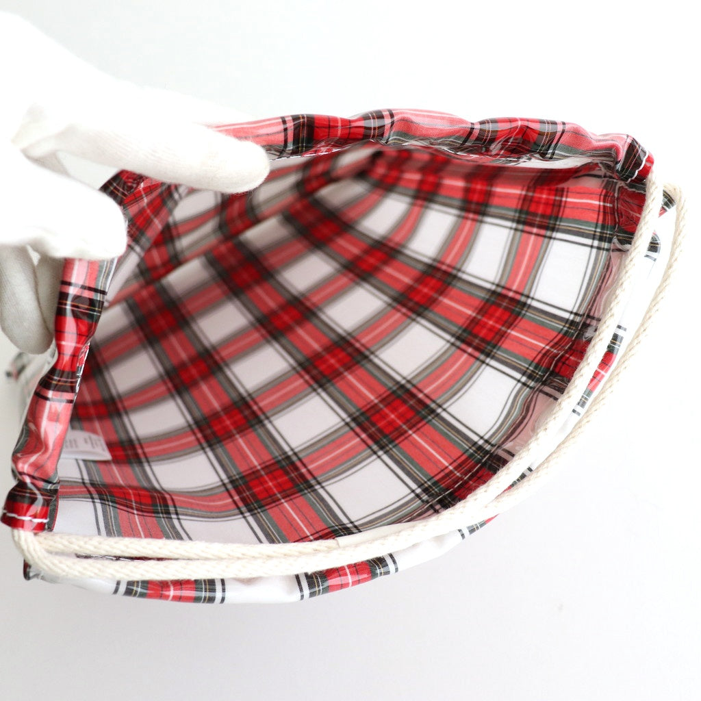 Drawstring bag #CHECK DRESS STEWART [TMB-1863H]
