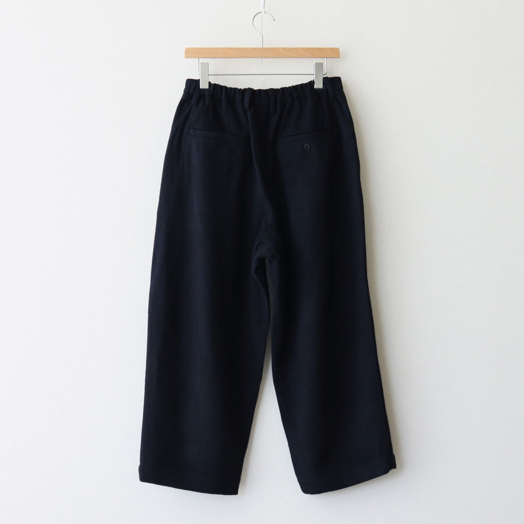 Wool cashmere beaver tuck pants #Navy [TS243PT099]