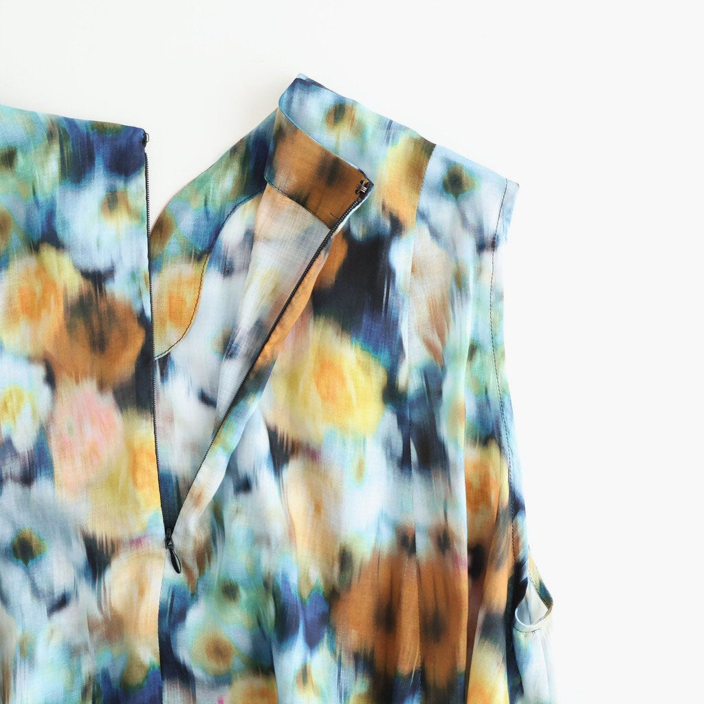 LIBERTY FABRICS ETERNAL COLLECTION Sleeveless A-line dress #Hazy Days [TLF-226-OP001-lpl]