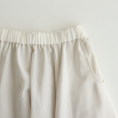 半透明の沈黙 Circular skirt #Off White [TLF-225-sk005-cdv]