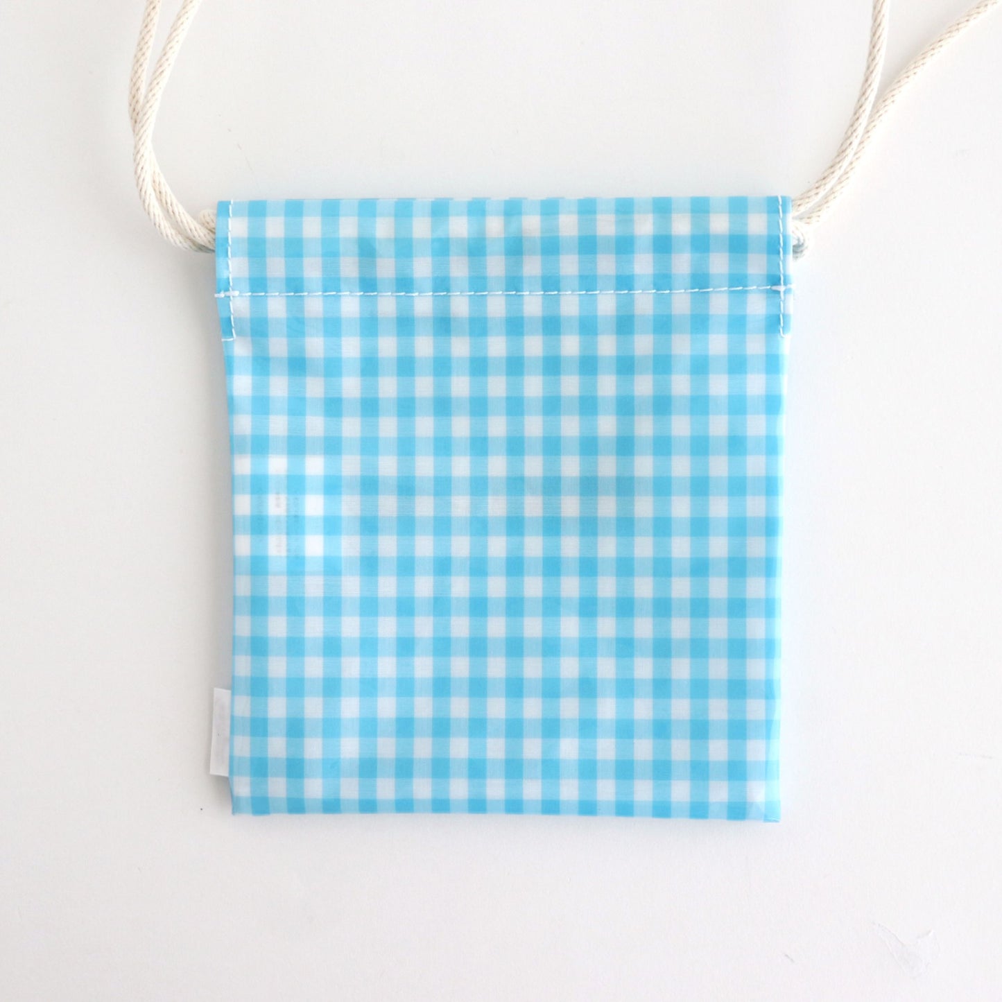 巾着POCHETTE #GINGHAM SAX [TMB-2586H]