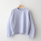 stretch superkid mohair crew-neck P/O #ice blue [WVFL-UW114]