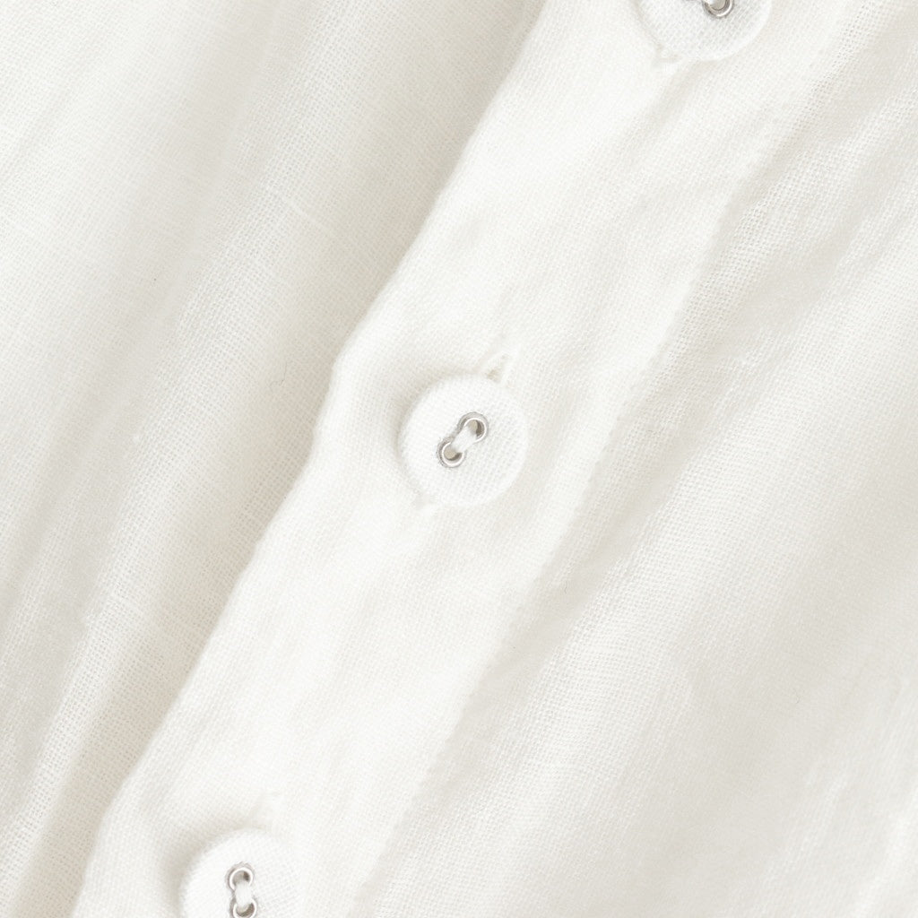 LINEN HEMP SMOCK BLOUSE #Off White [no.7421]