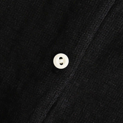 Fesca Linen Knit No Collared #Black [A232251TK766]