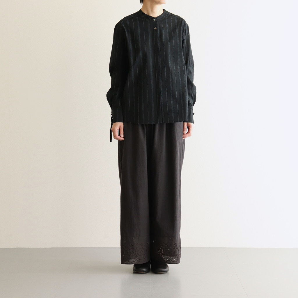 white waffle shirt #black [1556-001]