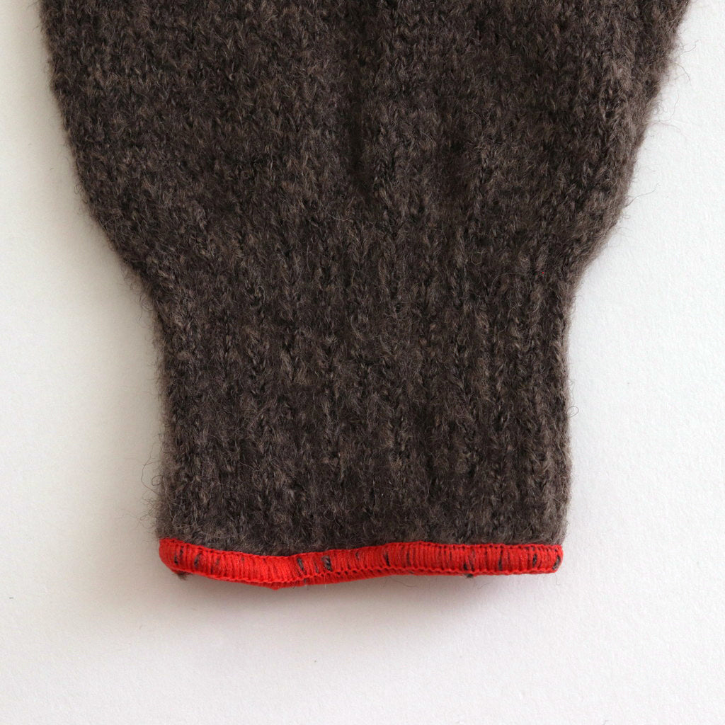 3FINGERS MITTEN #DK-BEIGE/VERMILLION [TMB-GNT3]