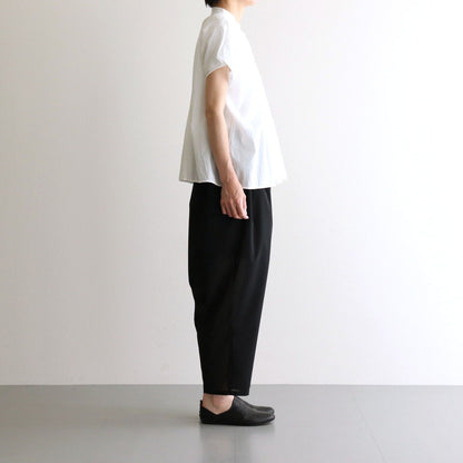 Brilliant Shadow Elastic waist wrap pants #Black [TLF-225-pa004-em]