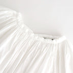 GARMENT DYE LAWN GATHER SMOCK #White [no.7520]