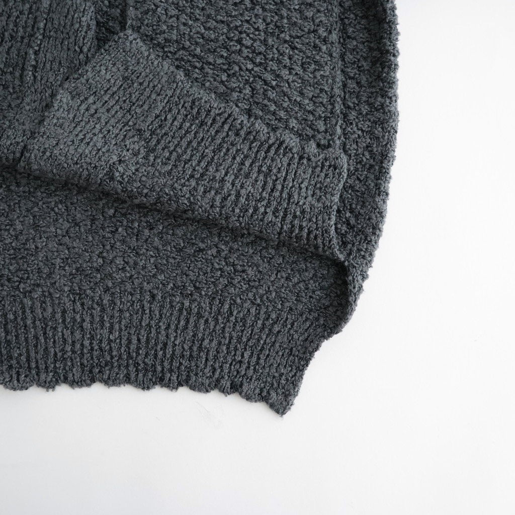 Loop-boucle pocket Cardigan #Grey [Oni065]