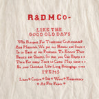 GOOD OLD DAYS CROSS STITCH BAG #Amtique White × Red [no.8006]