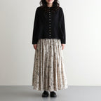 GRAFFITI GATHER SKIRT #Flax [no.7952]