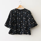 balloon sleeve pullover #itomaki BK [KJ507SS44]