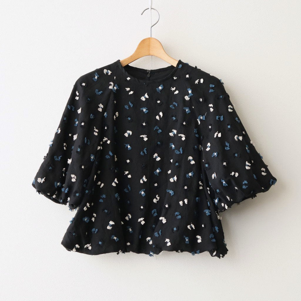 balloon sleeve pullover #itomaki BK [KJ507SS44]