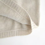 静寂：Knit cape vest #greige [13253-14106]