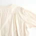 砂の記憶：Collarless shirt #ecru [11261-03107]