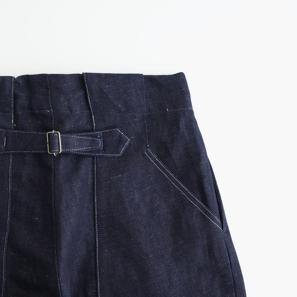 HW wide trousers #Indigo [261505]