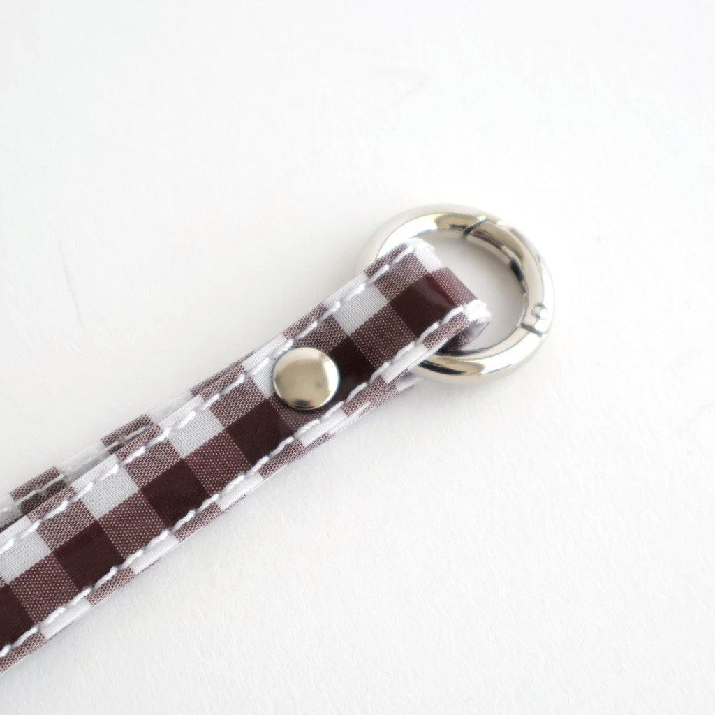 TASUKI STRAP LONG #GINGHAM BROWN [TMB-2353A]