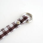 TASUKI STRAP LONG #GINGHAM BROWN [TMB-2353A]
