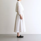半透明の沈黙 Flare blouse #Off White [TLF-225-sh009-cdv]