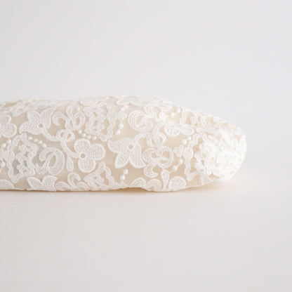 CROWN MOTIF LACE BAG #White [no.7532]