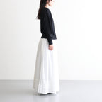 French Pure Linen クルーネックカーディガン #001 クロ [UT262KN001]