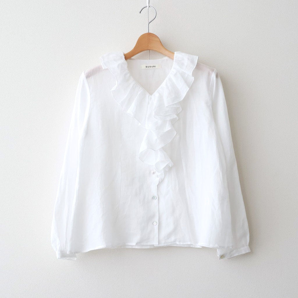 スネイルブラウス #Off white [26-403]