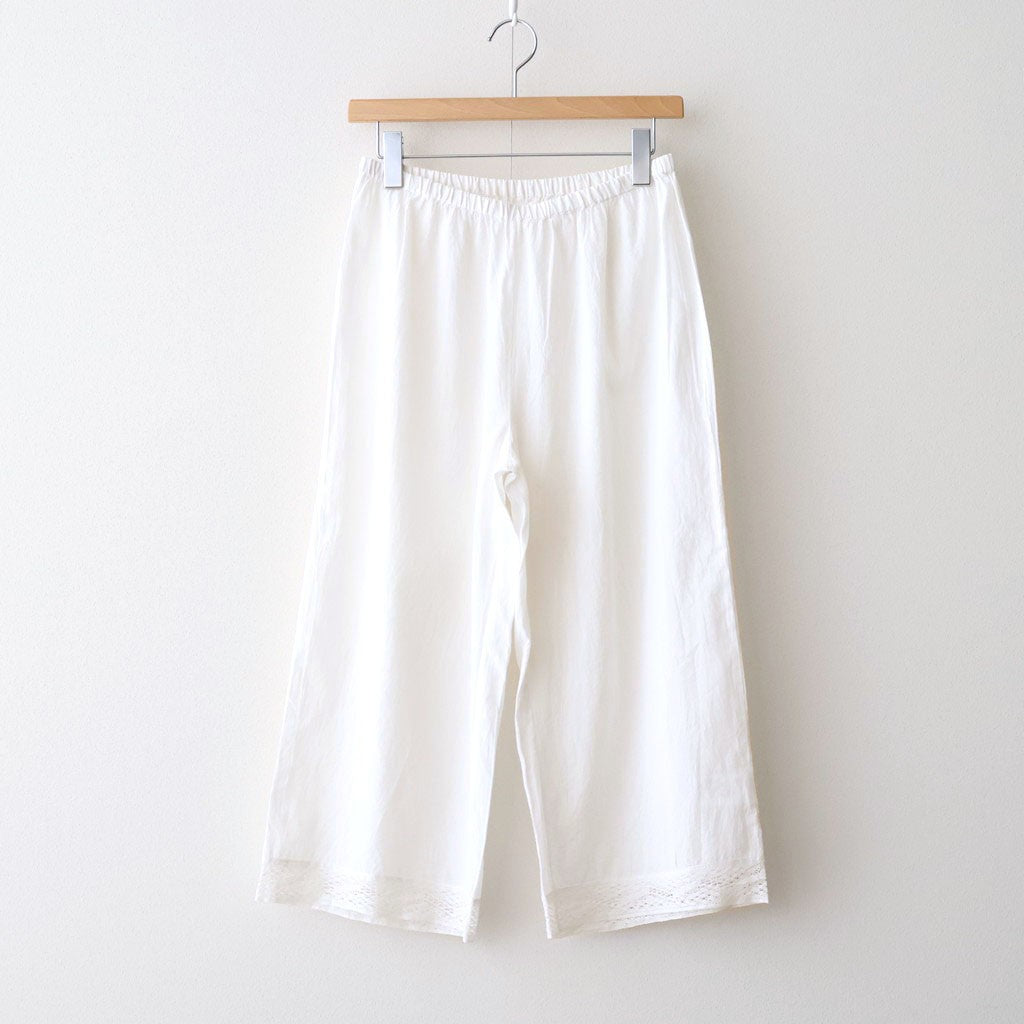 80s COTTON VOILE LACEUNDER PANTS #9100 WHT (OFF WHITE) [NSL26094]