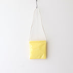 Drawstring bag POCHETTE #GINGHAM YELLOW [TMB-2137A]