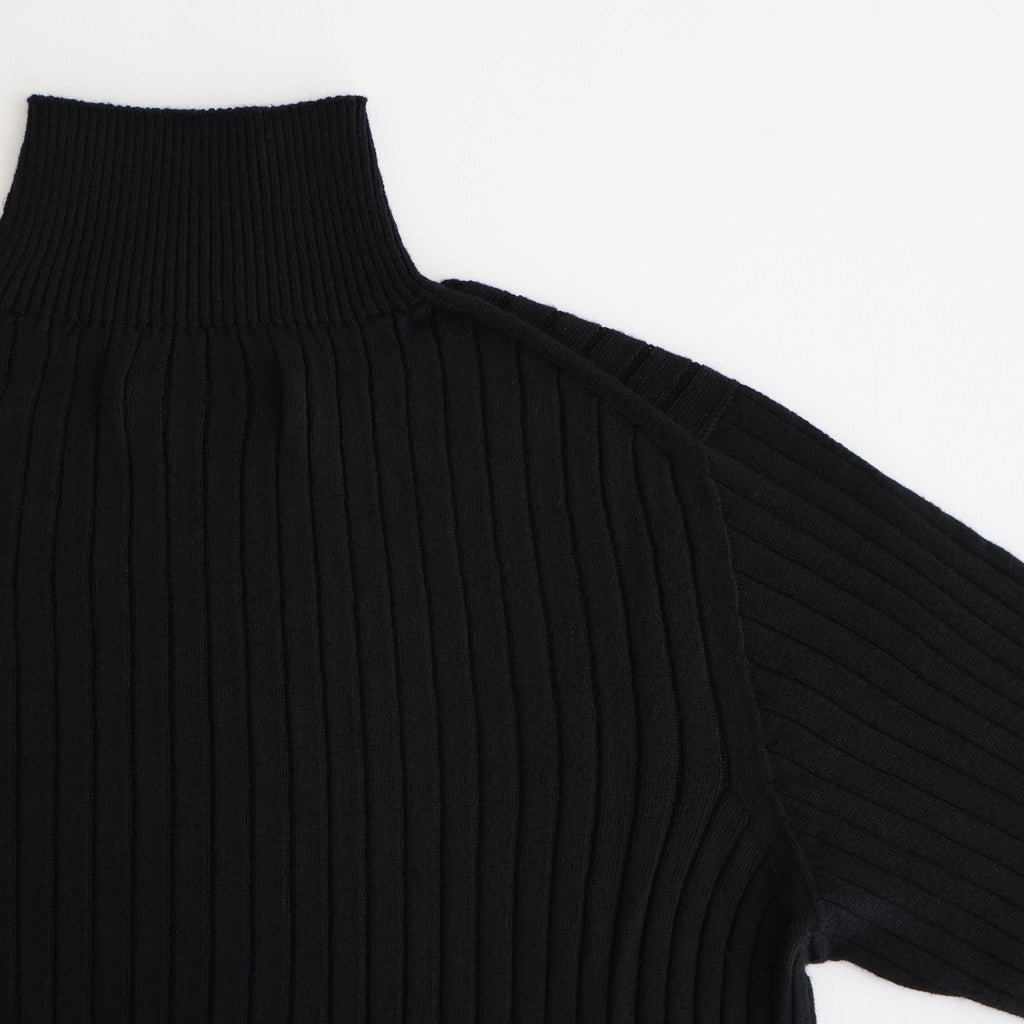 ポエータハイネックセーター #black [25-850] – DOKODO