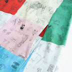 MOSAIC GRAFFITI PULLOVER DRESS #Multi [no.7964]