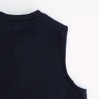 【 LONDON TRADITION × UNFIL 】wool blend double face zip-up vest #navy [WVFL-UW133]