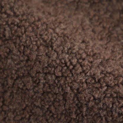 RECYCLE BOA WOOL DOUBLE OVER COAT #8500 MOCHA.BROWN [JNMDS2451]