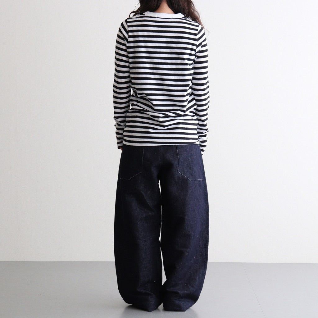 G.B. L/T SHIRT APPLE PATCH #Black Fat [no.8030]