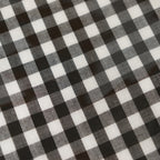 Drawstring purse POCHETTE #GINGHAM BLACK [TMB-2137A]