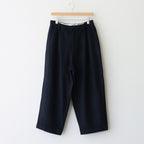Wool cashmere beaver tuck pants #Navy [TS243PT099]
