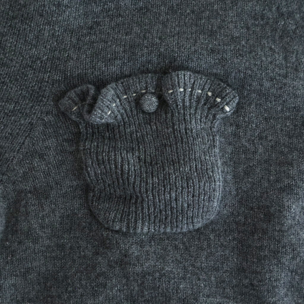 cardigan #charcoal gray [30-0028A]