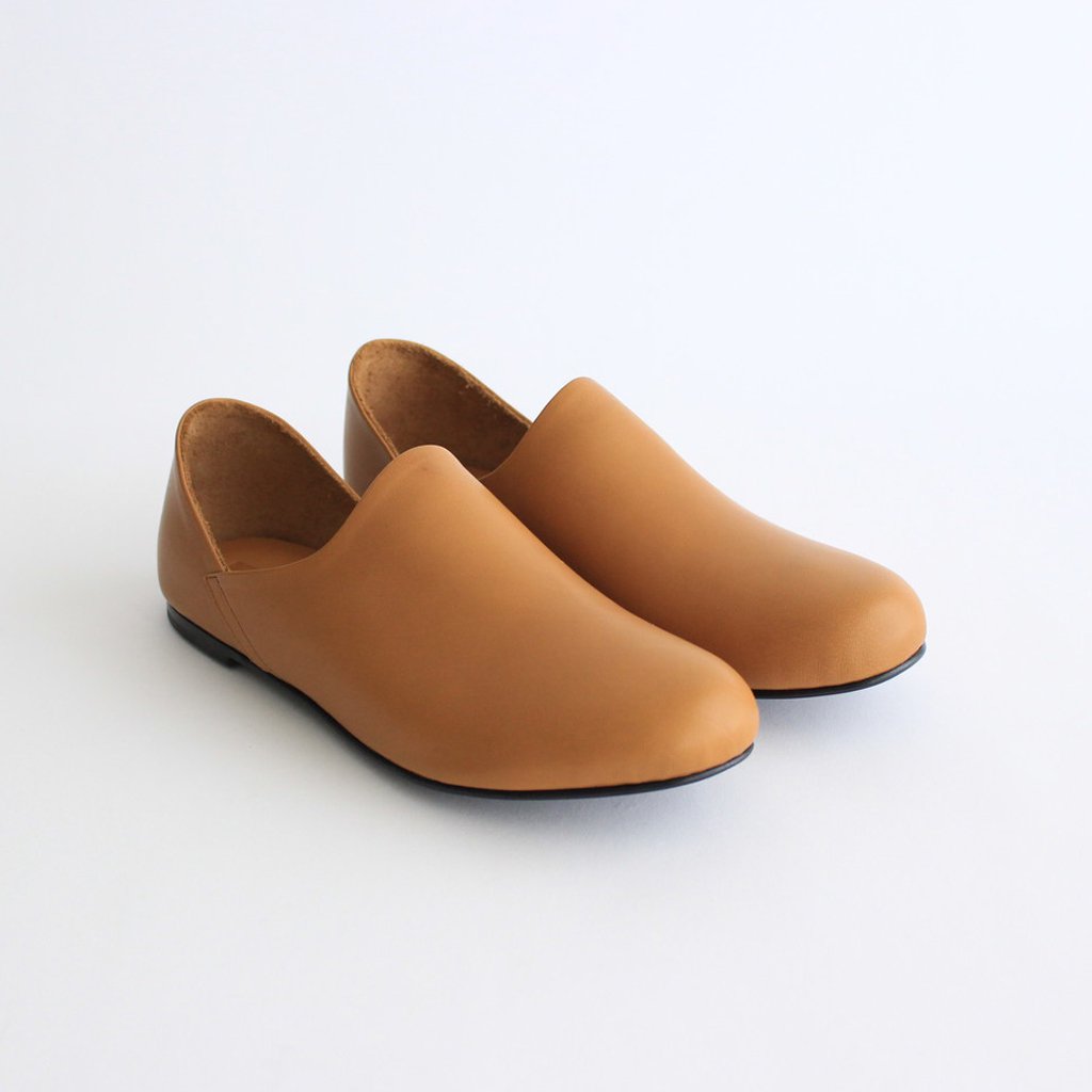 ROOM SHOESⅡSMOOTH KIP SKIN #TAN [AU-01-10-5]