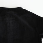 BROWN BEARS VELVET OVERLAP JACKET #Black [no.7214]