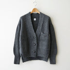 Loop-boucle pocket Cardigan #Grey [Oni065]