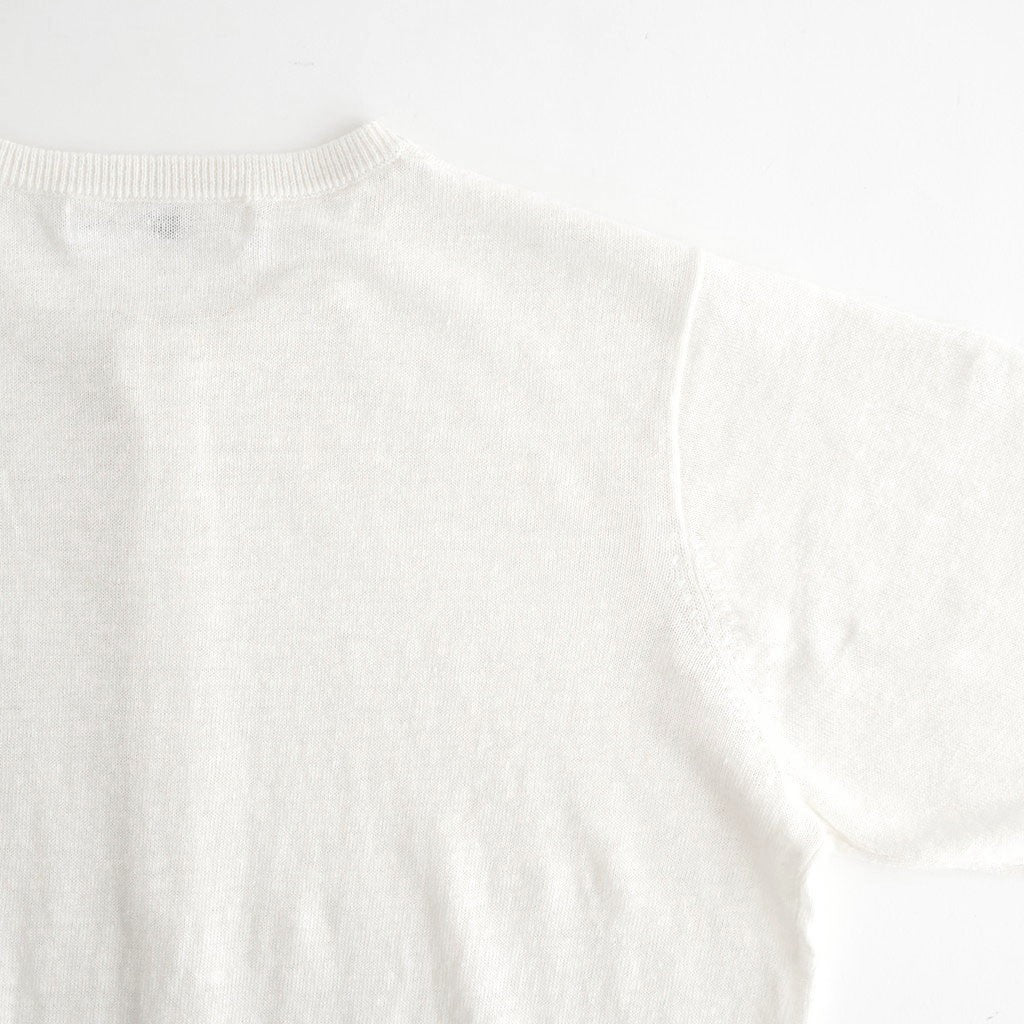 French Pure Linen クルーネックカーディガン #011 オフ [UT262KN001]