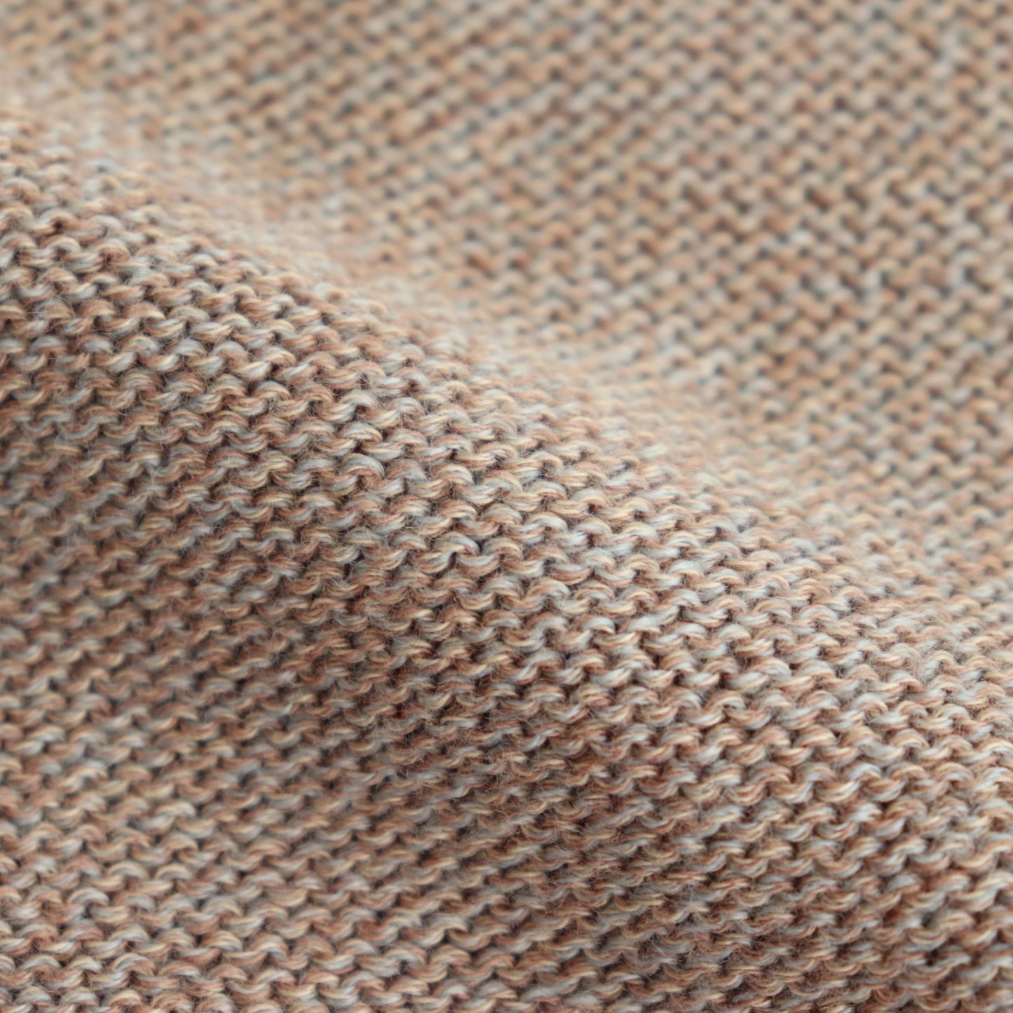 Cotton-Wool Cardigan #Beige Mix [oni058]