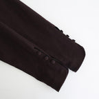 冬の肖像 Funnel neck over blouse #bordeaux [TLF-126-sh007-cst]