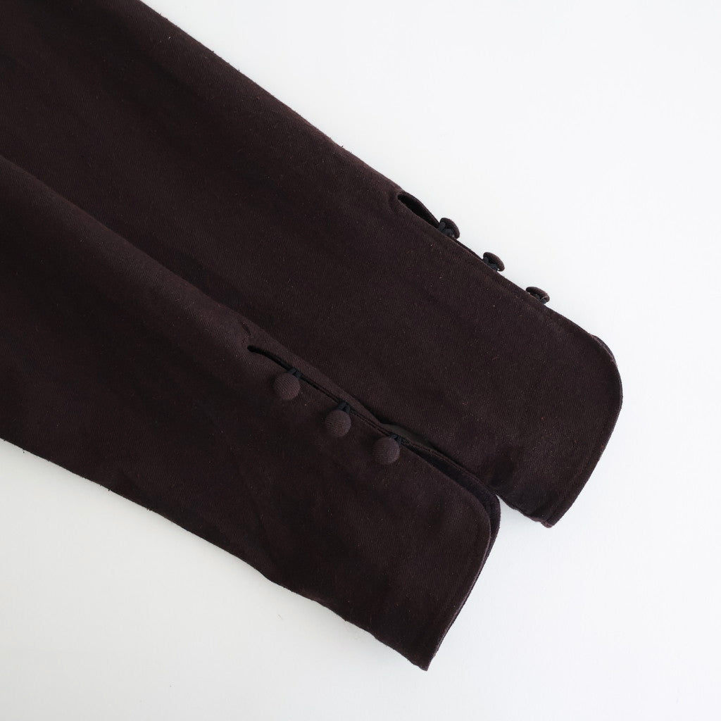 冬の肖像 Funnel neck over blouse #bordeaux [TLF-126-sh007-cst]