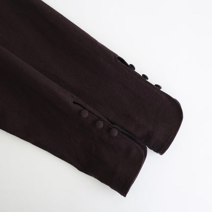 冬の肖像 Funnel neck over blouse #bordeaux [TLF-126-sh007-cst]