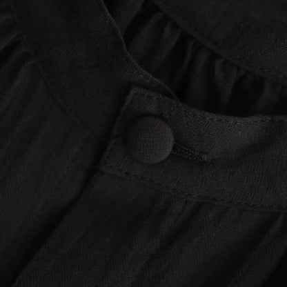 半透明の沈黙 Flare blouse #Black [TLF-225-sh009-cdv]