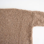 3GG BOUCLE CREW NECK PULLOVER WITH POCKET #8380 BEIGE [CNMDS2562A]