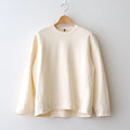 cotton open-end yarn terry sweat shirt #off white [WXSP-UW119]