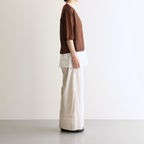 Fesca Linen Knit No Collared #D.brown [A232251TK766]