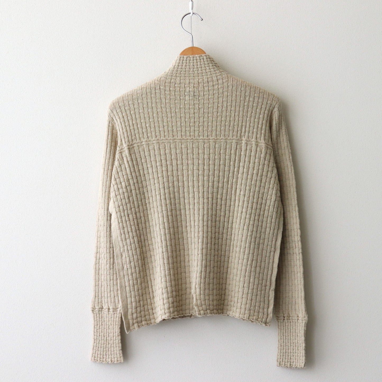 Cotton-boucle Basket Top #L.Beige [oni050]
