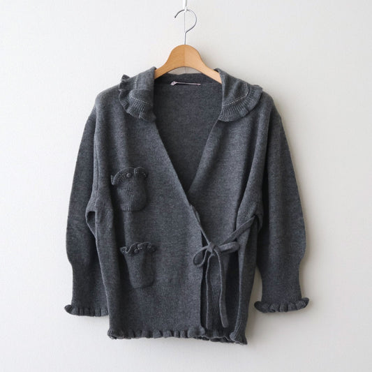 cardigan #charcoal gray [30-0028A]